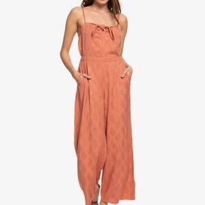 ROXY Feel The Retro Spirit Strappy Jumpsuit L